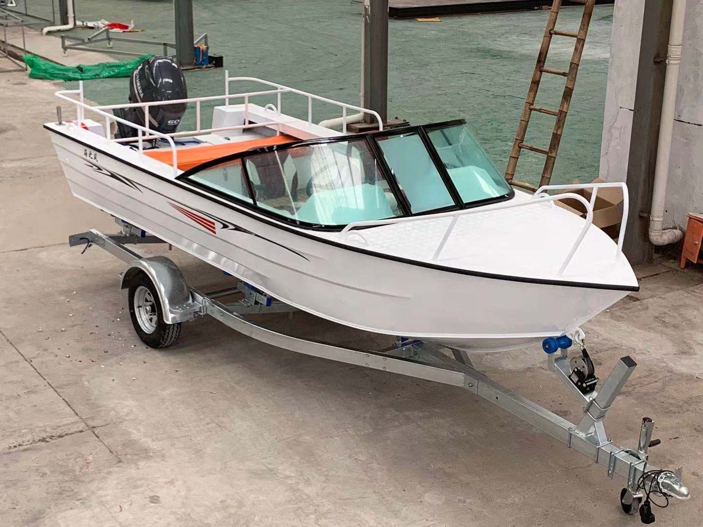 5,28 м длинная 8-местная рыбол – обзор и цена Fishing Boat Fiberglass